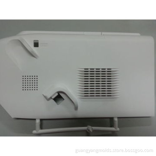 OA plastic parts of printer with different colors and texture surface treatment